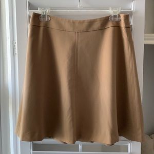 Camel circle skirt